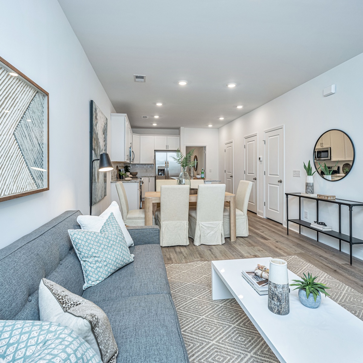 New Charleston townhomes with open floor plans